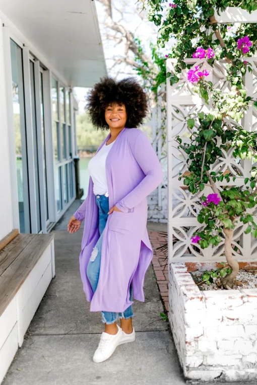 Jane Cardigan in Lilac