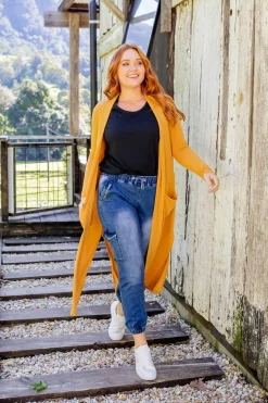 Jane Cardigan in Mustard