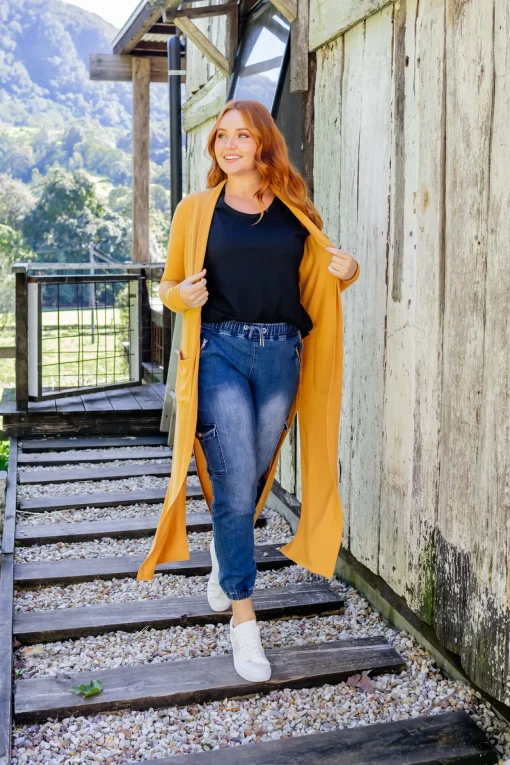 Jane Cardigan in Mustard