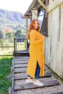 Jane Cardigan in Mustard