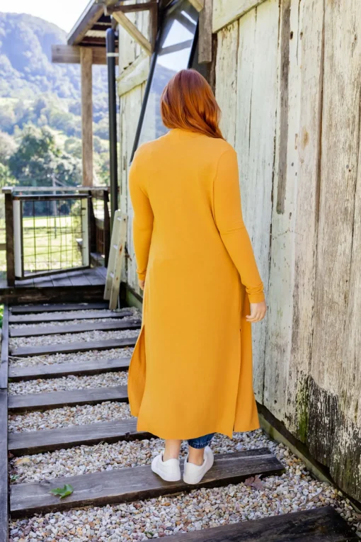 Jane Cardigan in Mustard