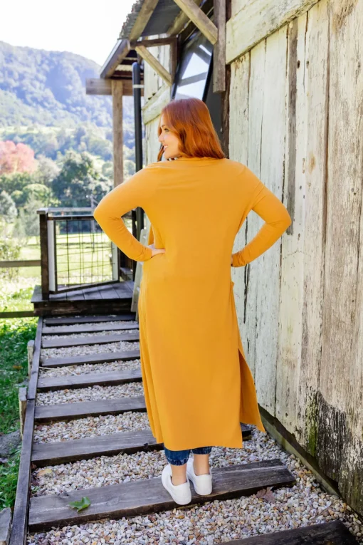 Jane Cardigan in Mustard