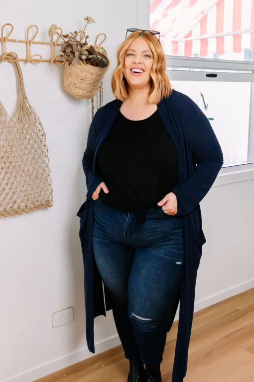 Jane Cardigan in Navy