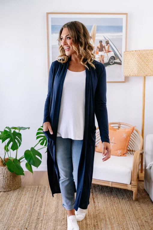 Jane Cardigan in Navy
