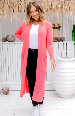 Jane Cardigan in Peach