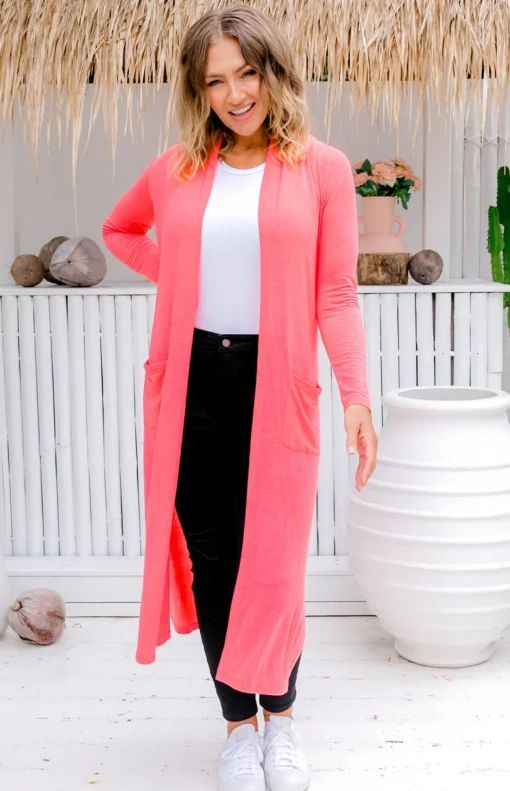 Jane Cardigan in Peach