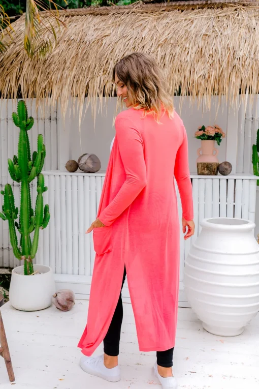 Jane Cardigan in Peach