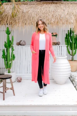 Jane Cardigan in Peach