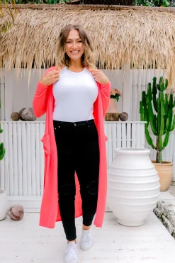 Jane Cardigan in Peach