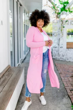 Jane Cardigan in Pink