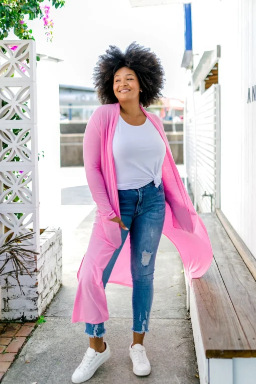 Jane Cardigan in Pink
