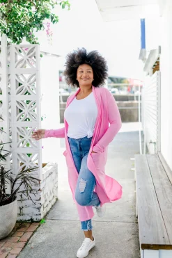 Jane Cardigan in Pink