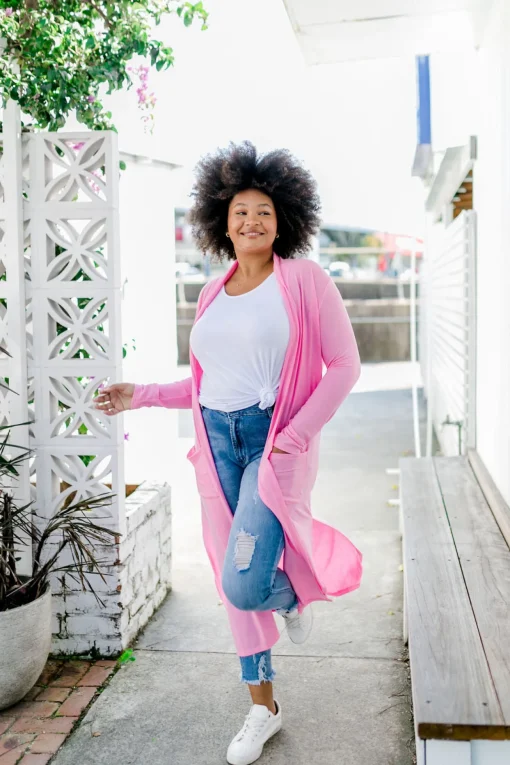 Jane Cardigan in Pink