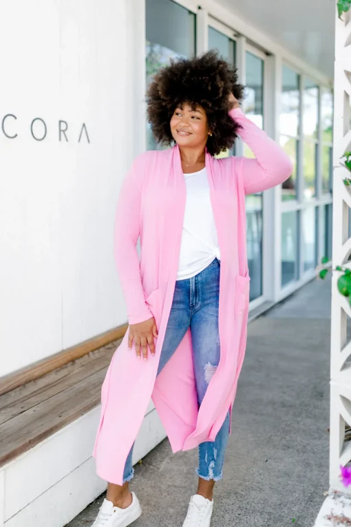 Jane Cardigan in Pink