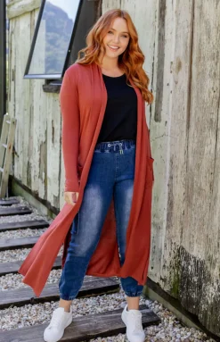 Jane Cardigan in Rust