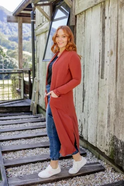 Jane Cardigan in Rust