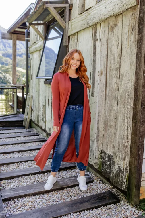 Jane Cardigan in Rust