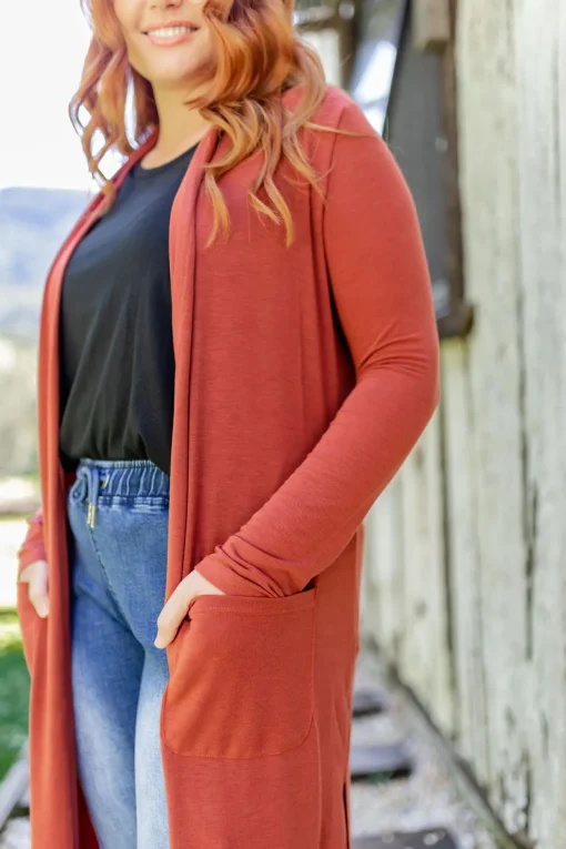 Jane Cardigan in Rust
