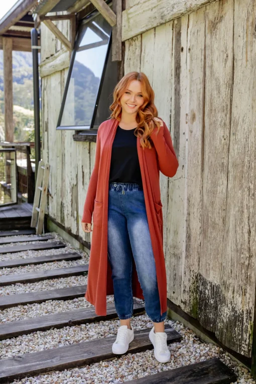 Jane Cardigan in Rust