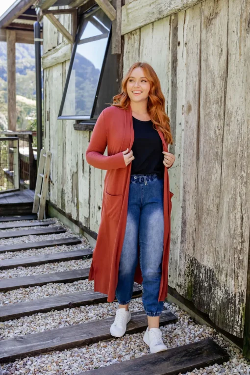 Jane Cardigan in Rust