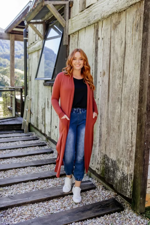 Jane Cardigan in Rust