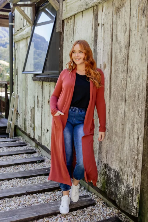 Jane Cardigan in Rust