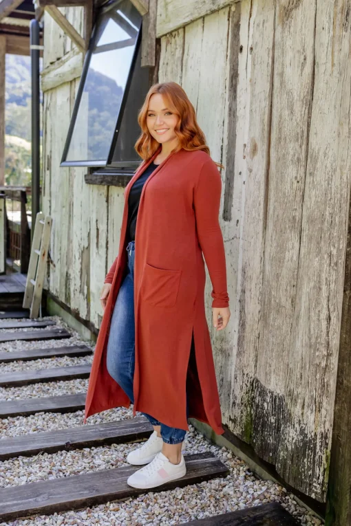 Jane Cardigan in Rust