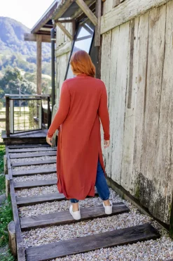 Jane Cardigan in Rust