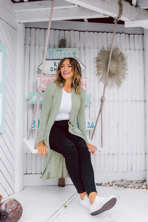 Jane Cardigan in Sage