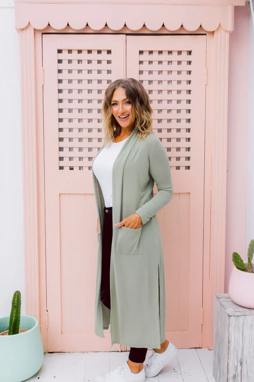 Jane Cardigan in Sage
