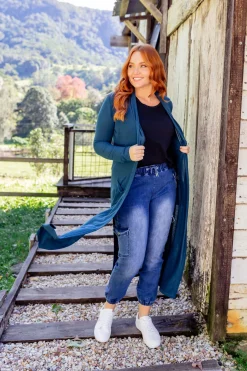 Jane Cardigan in Teal