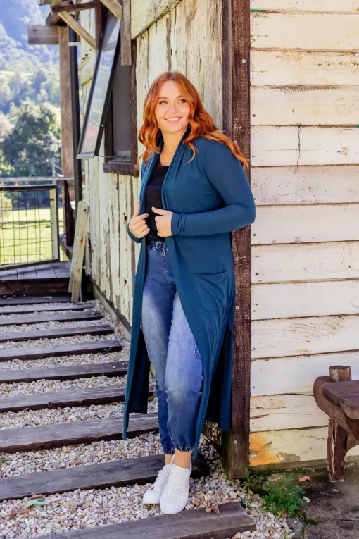 Jane Cardigan in Teal