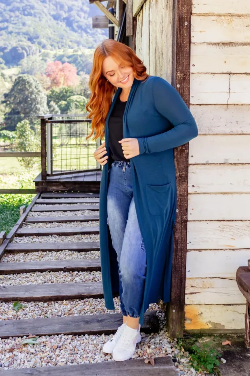 Jane Cardigan in Teal