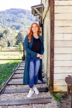 Jane Cardigan in Teal