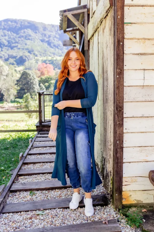 Jane Cardigan in Teal