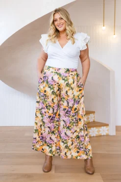 Larsa Linen Blend Pants in Mirage