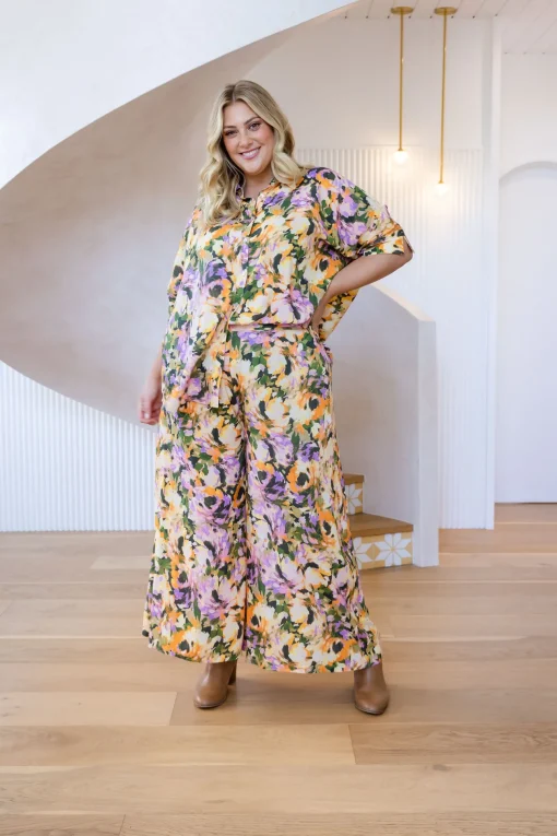 Larsa Linen Blend Pants in Mirage