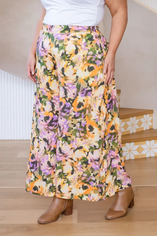 Larsa Linen Blend Pants in Mirage