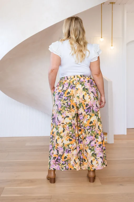 Larsa Linen Blend Pants in Mirage