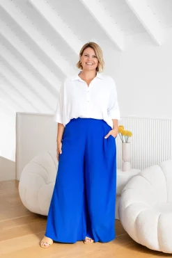 Larsa Pants in Cobalt