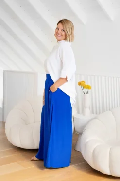 Larsa Pants in Cobalt