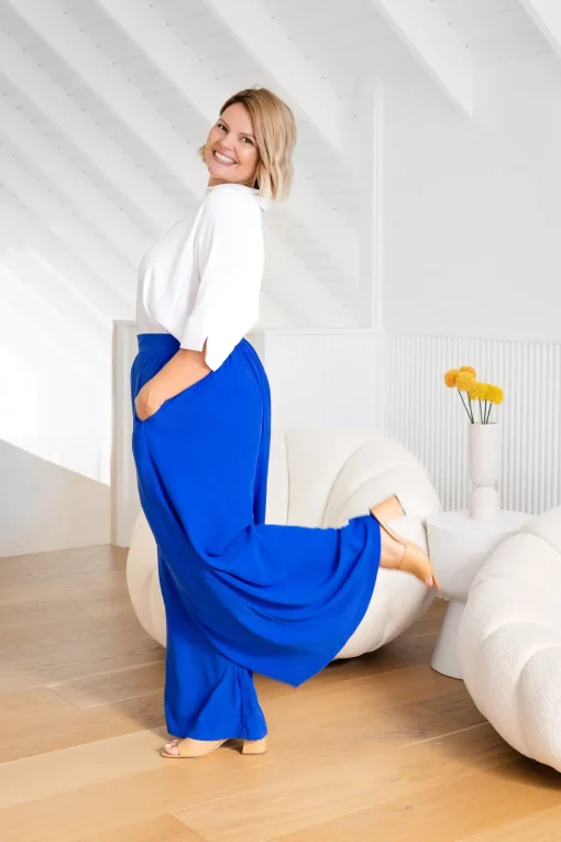 Larsa Pants in Cobalt