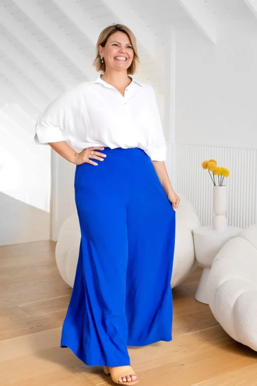 Larsa Pants in Cobalt