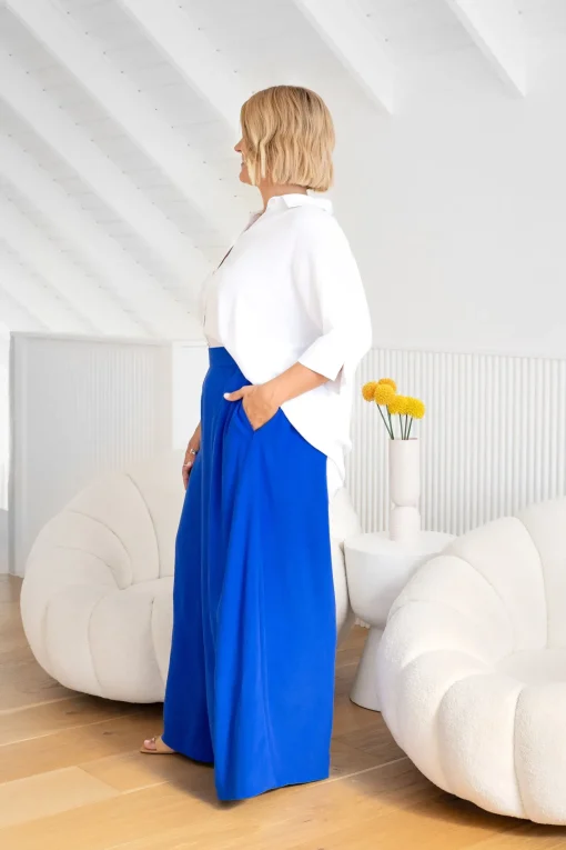 Larsa Pants in Cobalt