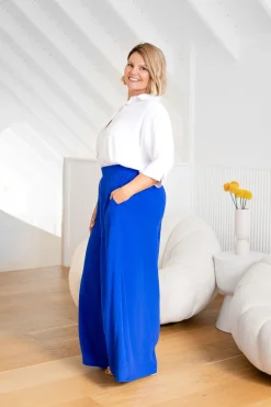 Larsa Pants in Cobalt