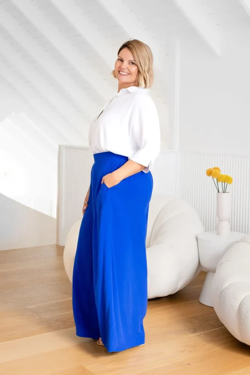 Larsa Pants in Cobalt