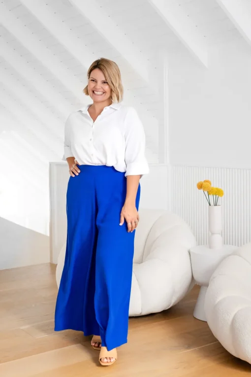 Larsa Pants in Cobalt