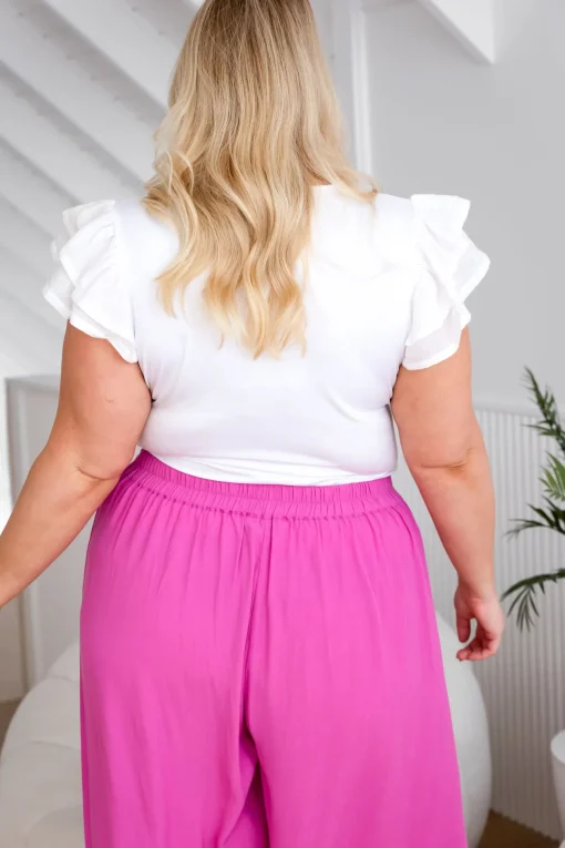 Larsa Pants in Fuchsia Pink