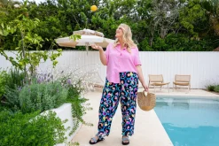 Larsa Pants in Kasey Leopard by Kasey Rainbow