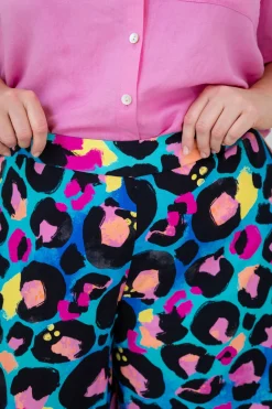 Larsa Pants in Kasey Leopard by Kasey Rainbow